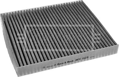 Borg & Beck BFC1123 - Фильтр воздуха в салоне autodnr.net