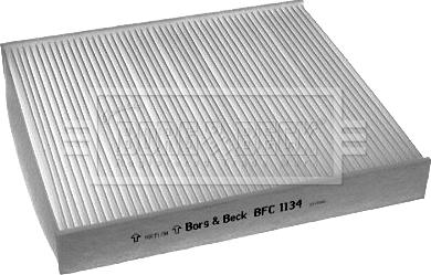 Borg & Beck BFC1134 - Фільтр, повітря у внутрішній простір autocars.com.ua