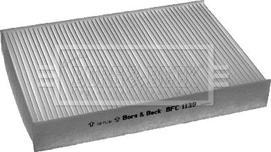 Borg & Beck BFC1139 - Фільтр, повітря у внутрішній простір autocars.com.ua