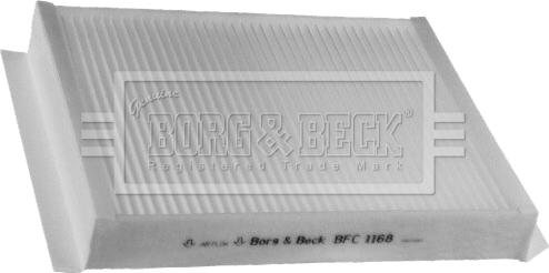 Borg & Beck BFC1168 - Фільтр, повітря у внутрішній простір autocars.com.ua