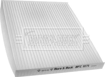 Borg & Beck BFC1171 - Фильтр воздуха в салоне autodnr.net