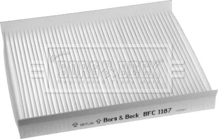 Borg & Beck BFC1187 - Фильтр воздуха в салоне autodnr.net