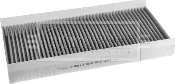 Borg & Beck BFC1188 - Фільтр, повітря у внутрішній простір autocars.com.ua