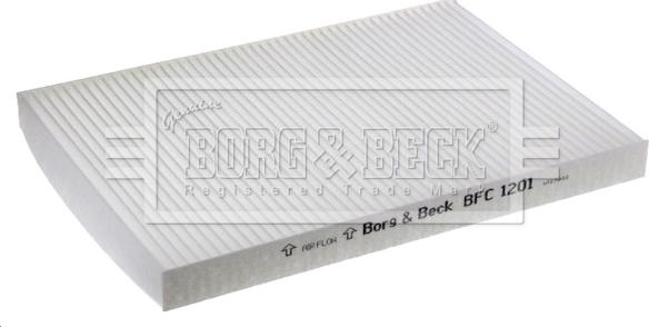 Borg & Beck BFC1201 - Фільтр, повітря у внутрішній простір autocars.com.ua