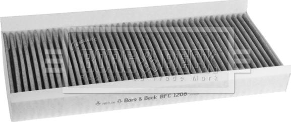 Borg & Beck BFC1208 - Фільтр, повітря у внутрішній простір autocars.com.ua
