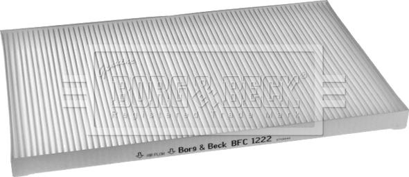 Borg & Beck BFC1222 - Фільтр, повітря у внутрішній простір autocars.com.ua
