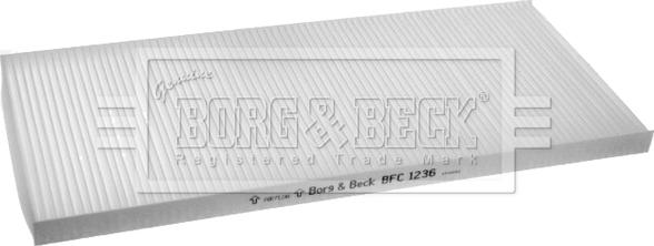 Borg & Beck BFC1236 - Фільтр, повітря у внутрішній простір autocars.com.ua