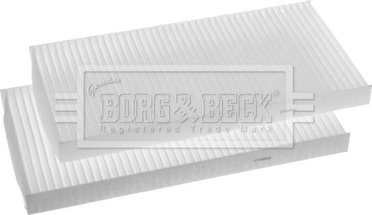 Borg & Beck BFC1238 - Фільтр, повітря у внутрішній простір autocars.com.ua