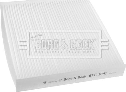Borg & Beck BFC1241 - Фільтр, повітря у внутрішній простір autocars.com.ua