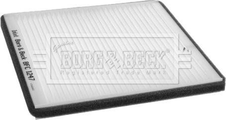 Borg & Beck BFC1247 - Фільтр, повітря у внутрішній простір autocars.com.ua