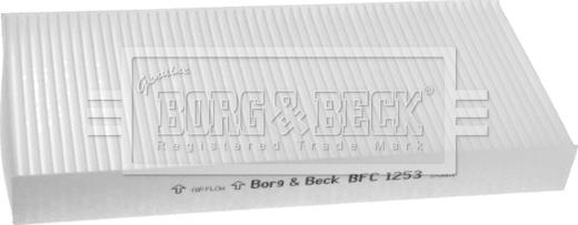Borg & Beck BFC1253 - Фільтр, повітря у внутрішній простір autocars.com.ua