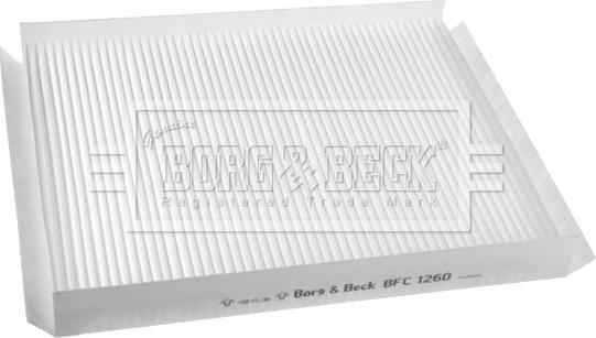 Borg & Beck BFC1260 - Фильтр воздуха в салоне avtokuzovplus.com.ua