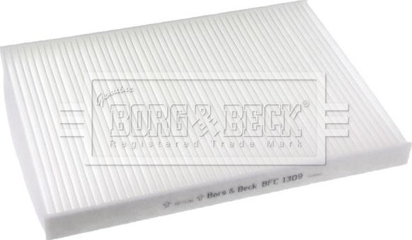 Borg & Beck BFC1309 - Фільтр, повітря у внутрішній простір autocars.com.ua