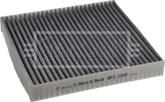 Borg & Beck BFC1318 - Фильтр воздуха в салоне autodnr.net