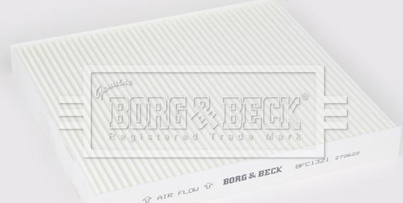 Borg & Beck BFC1321 - Фильтр воздуха в салоне avtokuzovplus.com.ua