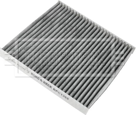 Borg & Beck BFC1365 - Фільтр, повітря у внутрішній простір autocars.com.ua
