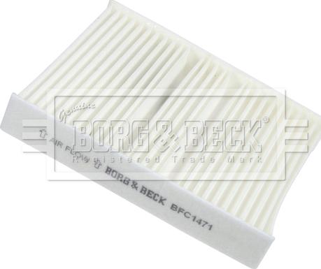 Borg & Beck BFC1471 - Фільтр, повітря у внутрішній простір autocars.com.ua