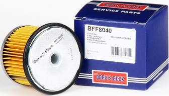 Borg & Beck BFF8040 - Топливный фильтр autodnr.net