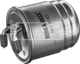 Borg & Beck BFF8183 - Топливный фильтр avtokuzovplus.com.ua