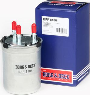 Borg & Beck BFF8186 - Паливний фільтр autocars.com.ua