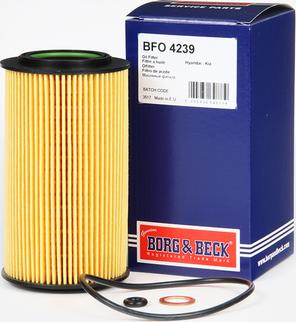 Borg & Beck BFO4239 - Масляний фільтр autocars.com.ua