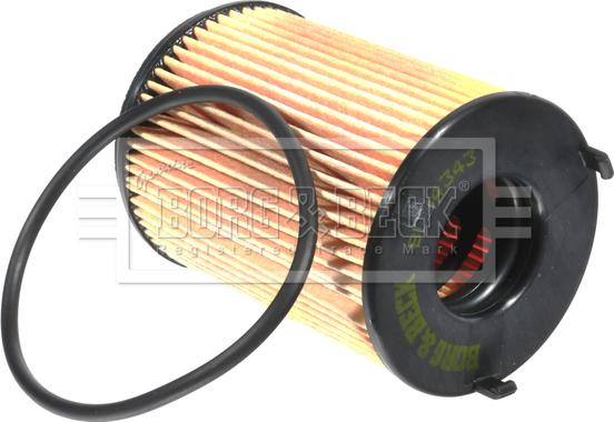 Borg & Beck BFO4343 - Масляний фільтр autocars.com.ua