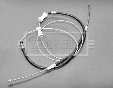 Borg & Beck BKB1071 - Трос, гальмівна система autocars.com.ua