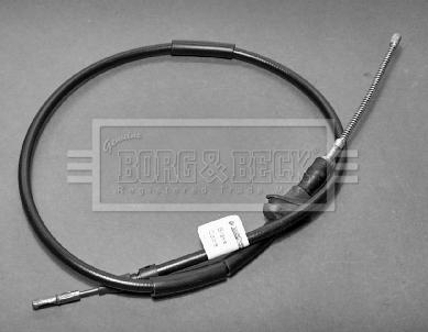 Borg & Beck BKB1077 - Тросик, cтояночный тормоз autodnr.net