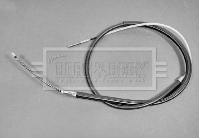 Borg & Beck BKB1087 - Тросик, cтояночный тормоз autodnr.net