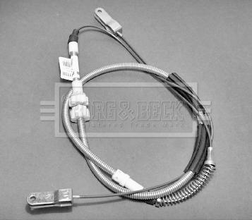 Borg & Beck BKB1138 - Трос, гальмівна система autocars.com.ua