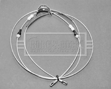 Borg & Beck BKB1209 - Трос, гальмівна система autocars.com.ua