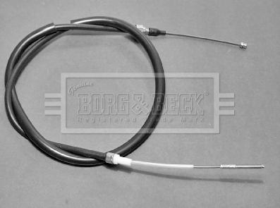 Borg & Beck BKB1273 - Тросик, cтояночный тормоз avtokuzovplus.com.ua