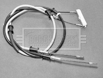 Borg & Beck BKB1396 - Трос, гальмівна система autocars.com.ua