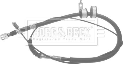 Borg & Beck BKB1712 - Трос, гальмівна система autocars.com.ua