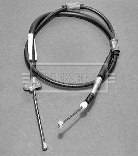 Borg & Beck BKB1732 - Трос, гальмівна система autocars.com.ua