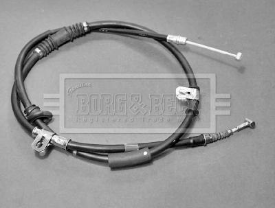 Borg & Beck BKB1798 - Трос, гальмівна система autocars.com.ua