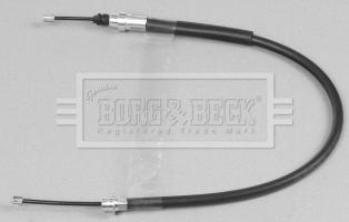 Borg & Beck BKB1858 - Тросик, cтояночный тормоз avtokuzovplus.com.ua