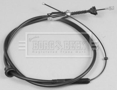 Borg & Beck BKB1924 - Трос, гальмівна система autocars.com.ua