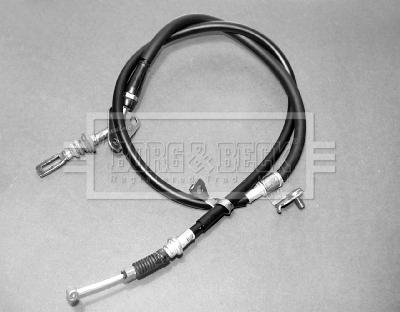 Borg & Beck BKB2062 - Трос, гальмівна система autocars.com.ua