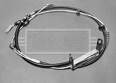 Borg & Beck BKB2077 - Трос, гальмівна система autocars.com.ua
