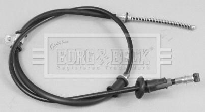Borg & Beck BKB2089 - Тросик, cтояночный тормоз autodnr.net
