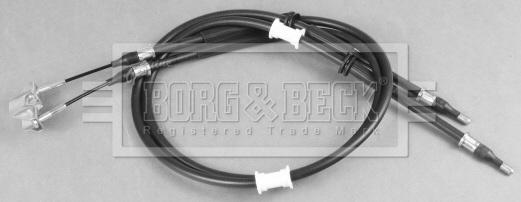 Borg & Beck BKB2268 - Тросик, cтояночный тормоз autodnr.net
