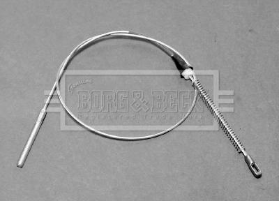Borg & Beck BKB2272 - Тросик, cтояночный тормоз autodnr.net