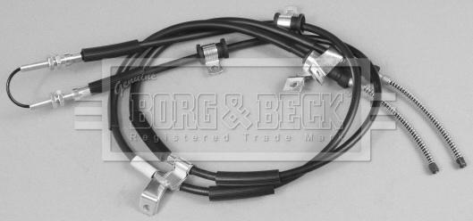 Borg & Beck BKB2399 - Трос, гальмівна система autocars.com.ua