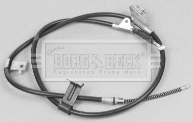 Borg & Beck BKB2416 - Трос, гальмівна система autocars.com.ua