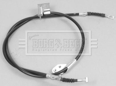 Borg & Beck BKB2419 - Трос, гальмівна система autocars.com.ua