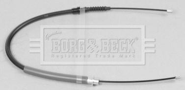 Borg & Beck BKB2425 - Тросик, cтояночный тормоз avtokuzovplus.com.ua