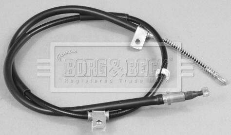 Borg & Beck BKB2439 - Трос, гальмівна система autocars.com.ua