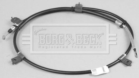 Borg & Beck BKB2440 - Трос, гальмівна система autocars.com.ua