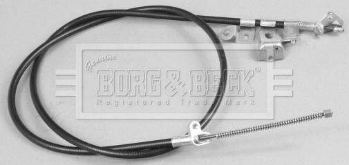Borg & Beck BKB2446 - Трос, гальмівна система autocars.com.ua